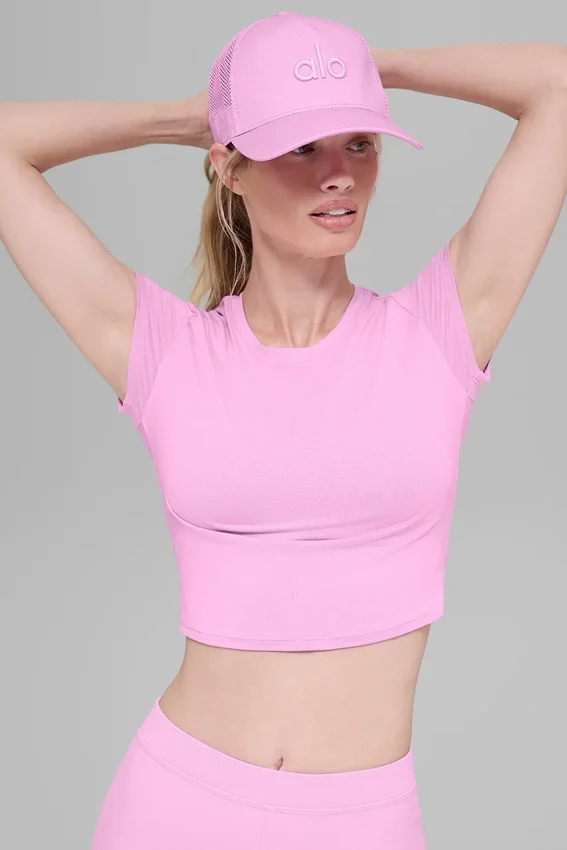 Cappellino District Trucker - Rosa Cuore Caramellato