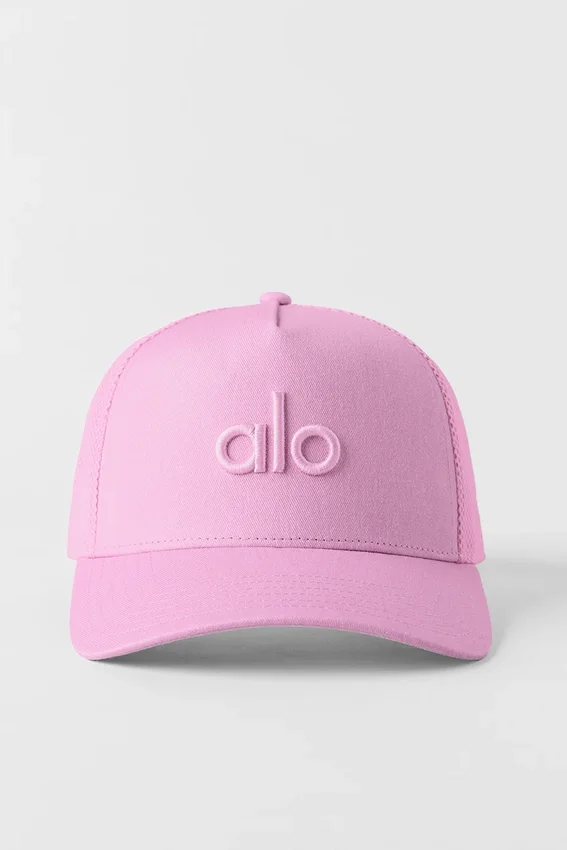 Cappellino District Trucker - Rosa Cuore Caramellato