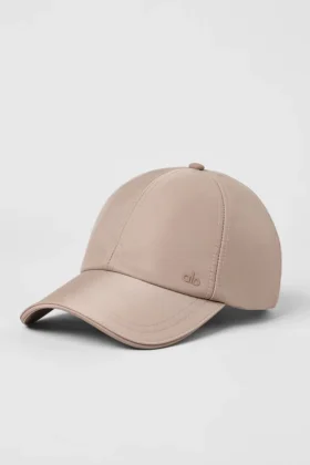 Cappellino in raso Off-Duty - Raso color taupe