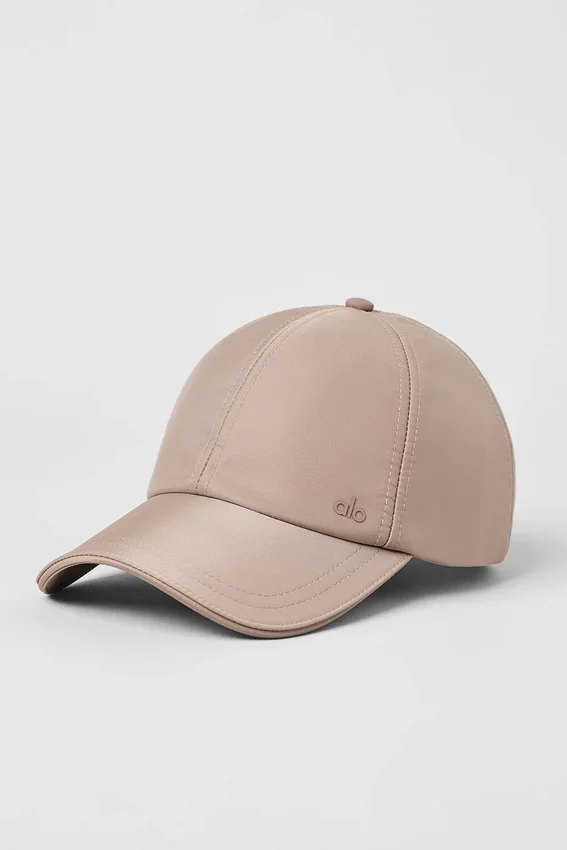 Cappellino in raso Off-Duty - Raso color taupe