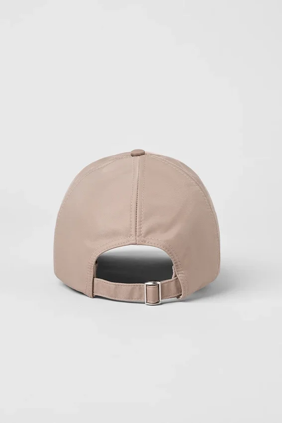 Cappellino in raso Off-Duty - Raso color taupe