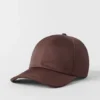 Cappellino Off-Duty in raso - Brownstone