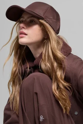 Cappellino Off-Duty in raso – Brownstone