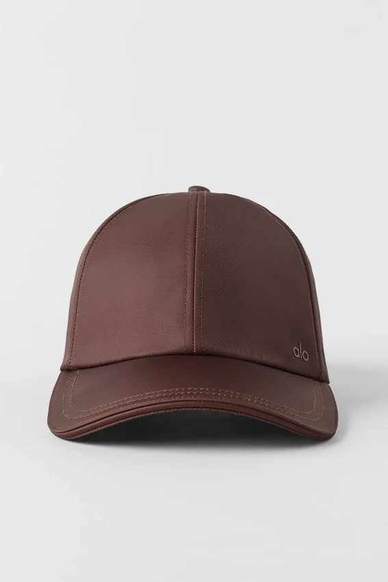 Cappellino Off-Duty in raso - Brownstone