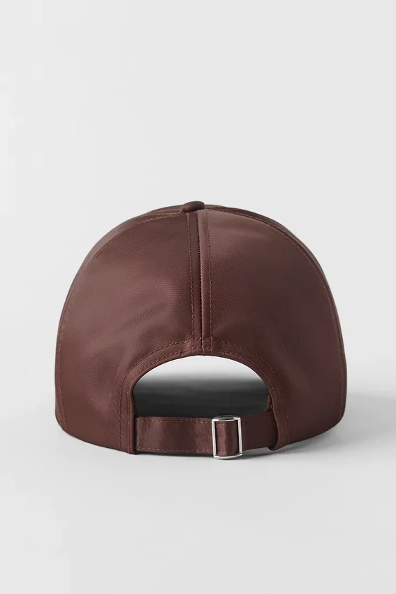 Cappellino Off-Duty in raso - Brownstone