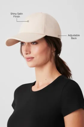 Cappellino Off-Duty in raso – Crema