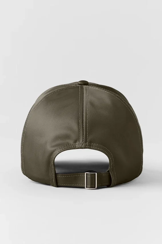 Cappellino Off-Duty in raso - Verde oliva