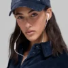 Cappellino Off-Duty in velluto - Blu navy