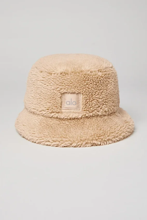 Cappello a secchiello Foxy Sherpa - Cammello