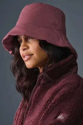 Cappello a secchiello imbottito Good Shade - Borgogna Tartufo