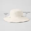 Cappello a secchiello in lana merino - Avorio