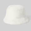 Cappello a secchiello in pelliccia sintetica - Avorio