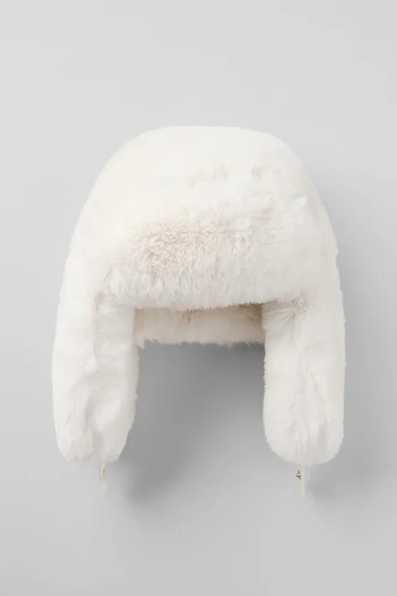 Cappello Starstruck in pelliccia sintetica - Avorio
