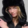Cappello Starstruck in pelliccia sintetica - Nero