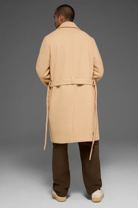 Cappotto da partita in lana - Cammello
