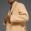 Cappotto da partita in lana - Cammello