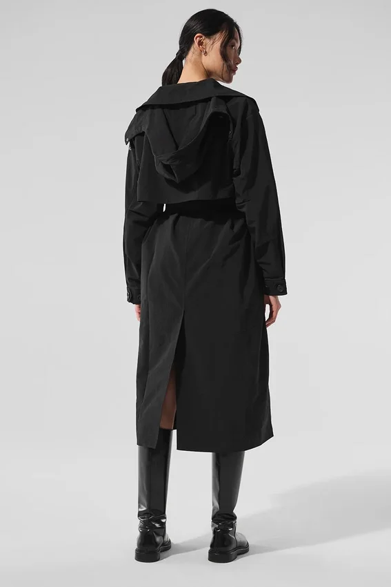Cappotto lungo Daybreak - Nero