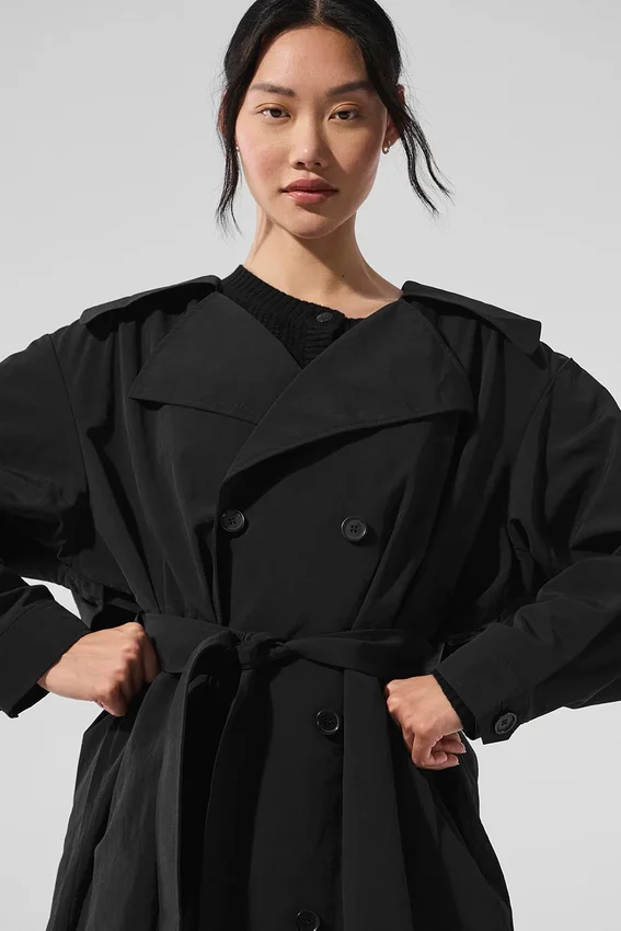 Cappotto lungo Daybreak - Nero