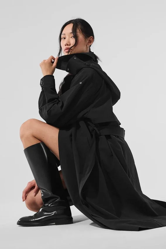 Cappotto lungo Daybreak - Nero