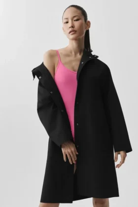 Cappotto lungo Rain or Shine - Nero
