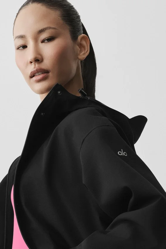 Cappotto lungo Rain or Shine - Nero