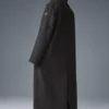 Cappotto lungo Wool Metro - Grigio melange scuro