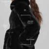 Cappotto Starstruck in pelliccia sintetica - Nero