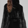 Cappotto Starstruck in pelliccia sintetica - Nero