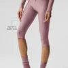 Capri Divine High-Waist Airlift in rete - Smoky Quartz