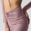 Capri Divine High-Waist Airlift in rete - Smoky Quartz