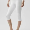 Capri High-Waist Airbrush da 16" - Bianco