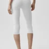 Capri High-Waist Airbrush da 16" - Bianco
