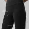 Capri High-Waist Airbrush da 16" - Nero