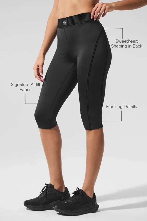 Capri High-Waist Airlift - Nero