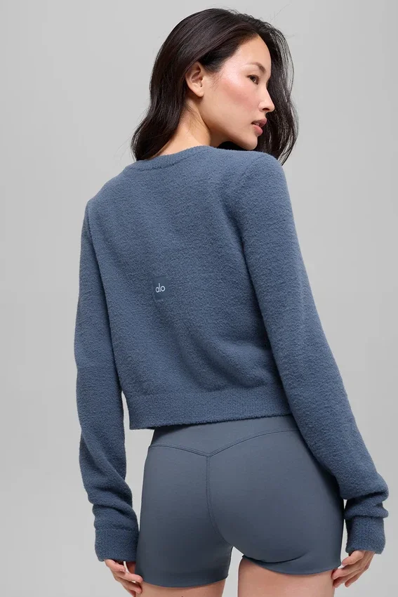 Cardigan corto Maglione Snuggle Up - Bluestone