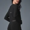 Cardigan corto Maglione Snuggle up - Nero