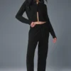 Cardigan corto Maglione Snuggle up - Nero
