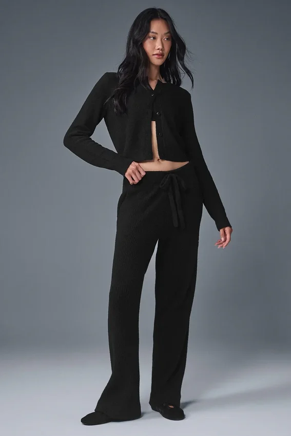 Cardigan corto Maglione Snuggle up - Nero