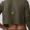 Cardigan corto New Class in misto lana e cashmere - Olive Tree