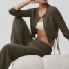 Cardigan corto New Class in misto lana e cashmere - Olive Tree