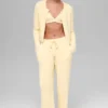 Cardigan corto Snuggle up Maglione - Giallo candela