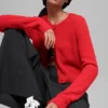 Cardigan corto Snuggle up Maglione - Rosso brillante