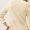 Cardigan lungo Heatwave in seta e cashmere - Beige sabbia