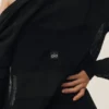 Cardigan lungo Heatwave in seta e cashmere - Nero