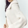 Cardigan lungo in cashmere Northstar - Avorio