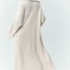 Cardigan lungo in cashmere Northstar - Avorio