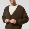 Cardigan Maglione Scholar - Espresso