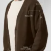 Cardigan Maglione Scholar - Espresso