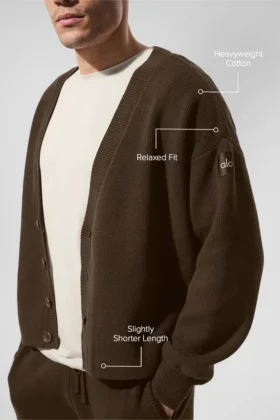 Cardigan Maglione Scholar – Espresso