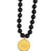 Collana Mala in onice nero